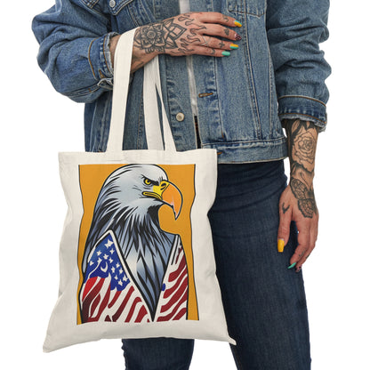 The American Eagle - Natural Tote Bag