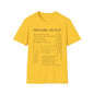 AMAZING GRACE lyrics tee