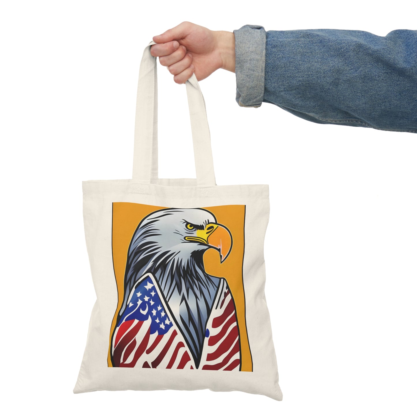 The American Eagle - Natural Tote Bag